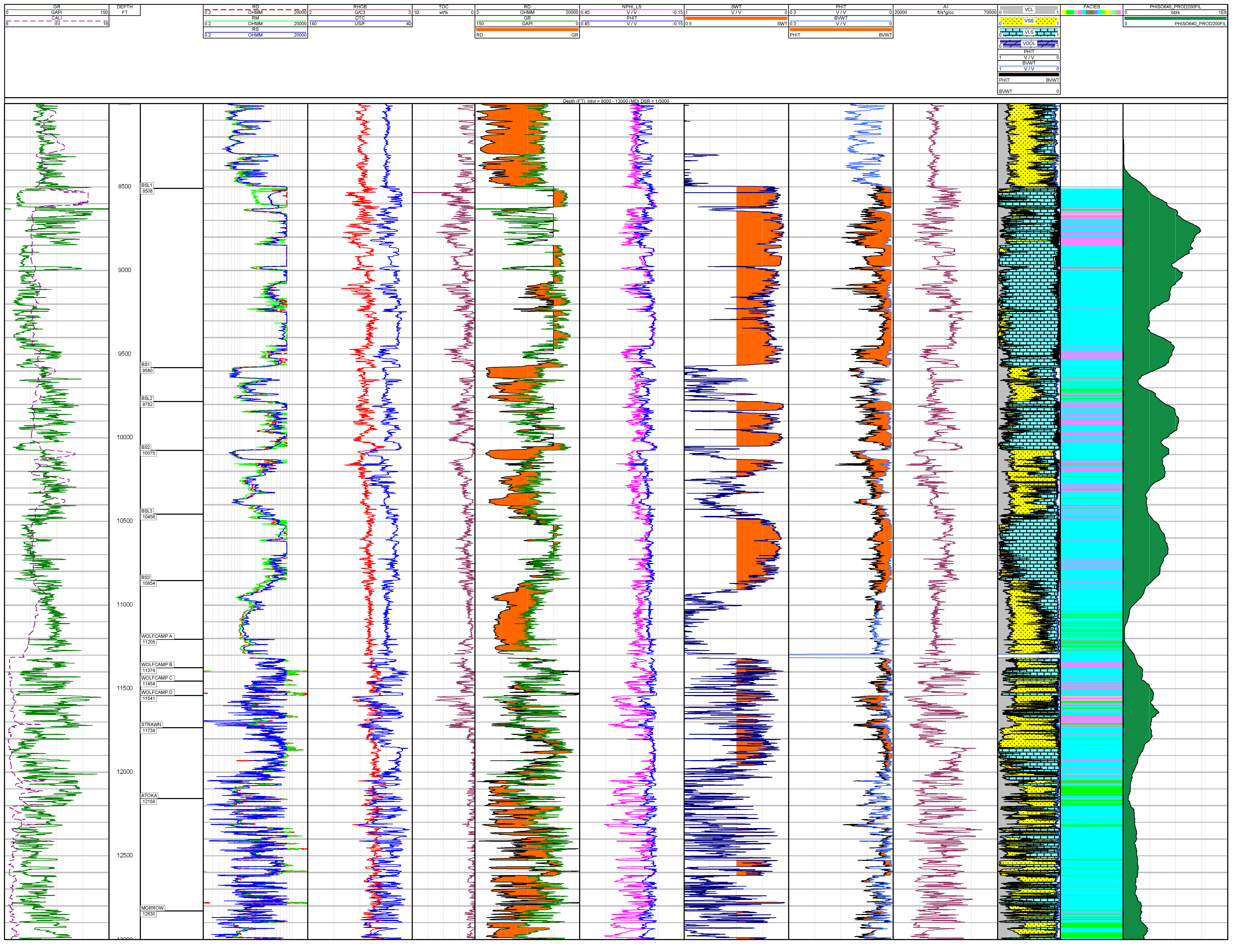 Petrophysical Interpretation Logs | TGS